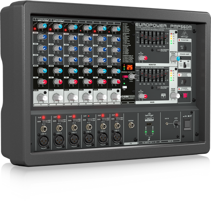  德国百灵达PMP560M 有源调音台